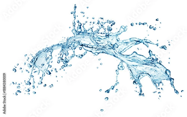 Obraz Water Splash Stream Isolated