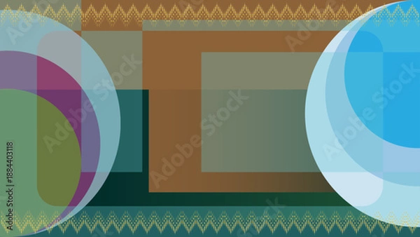 Fototapeta Abstract vector background with copy space.