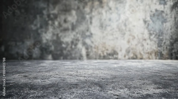 Obraz Empty gray concrete floor