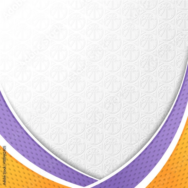 Obraz Koszulka do koszykówki ilustracji wektorowych nowoczesny sport tło