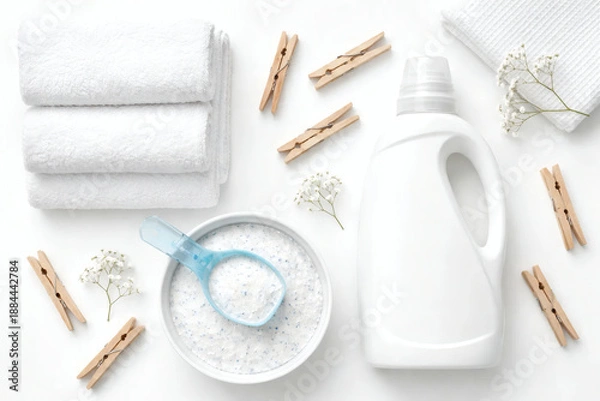 Obraz Laundry Flat Lay Essentials