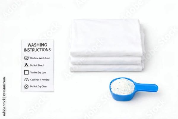 Obraz  Washing Instructions And Detergent
