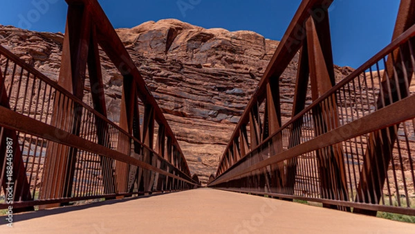 Fototapeta Bridge, Moab Utah