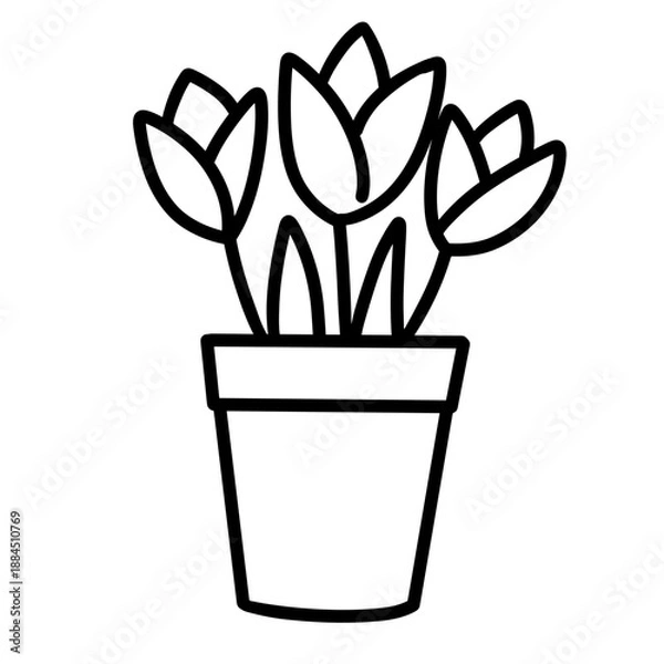 Fototapeta flower vector illustration