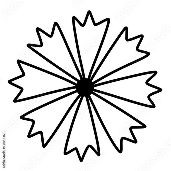 Fototapeta flower vector illustration