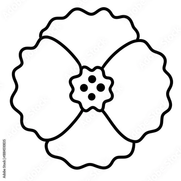 Fototapeta flower vector illustration