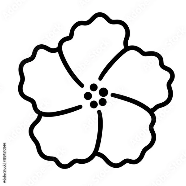 Fototapeta flower vector illustration