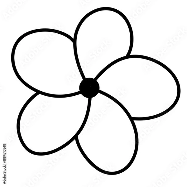Fototapeta flower vector illustration