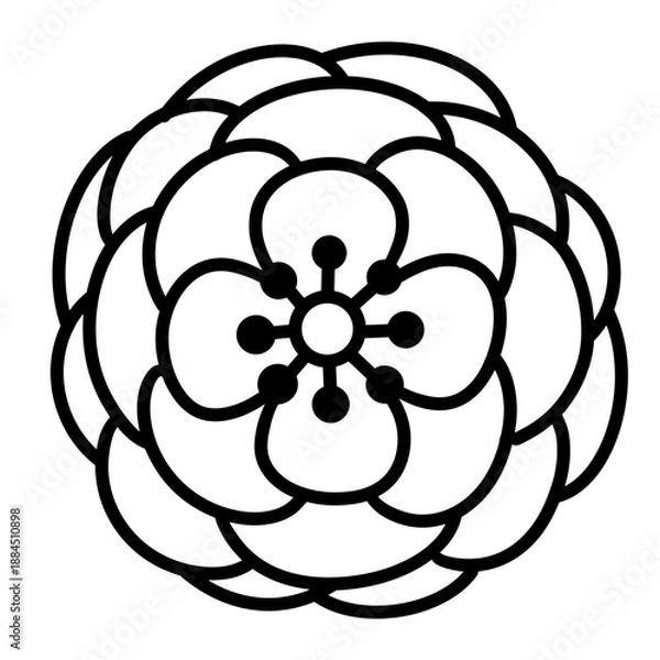 Fototapeta flower vector illustration