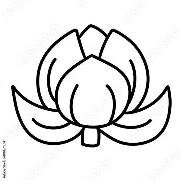 Fototapeta flower vector illustration