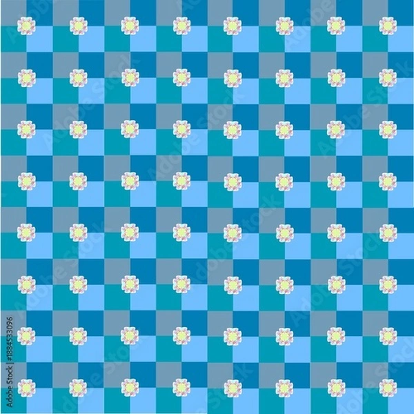 Obraz seamless geometric pattern