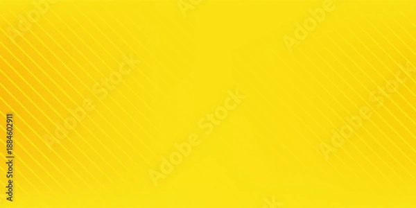 Obraz Modern bright yellow background with lines pattern abstract simple art