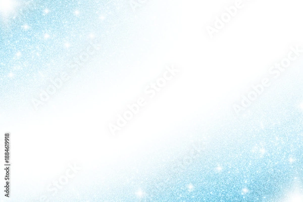 Obraz Soft Blue Sparkle Abstract Background with Light Glow Texture