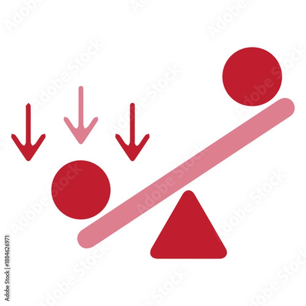 Obraz Weight Imbalance Concept