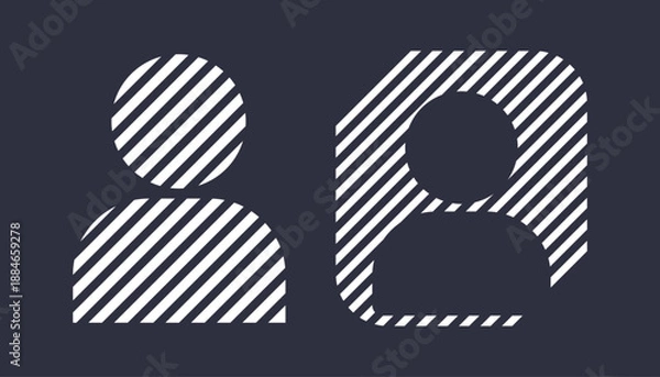 Obraz People icon. User symbol design vector 