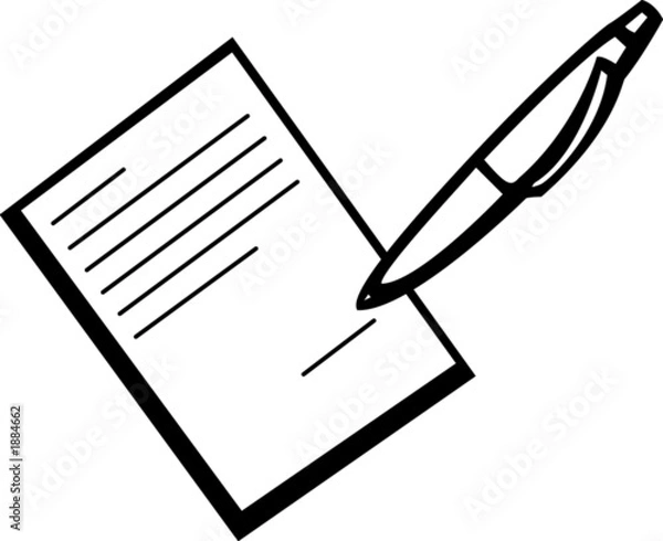 Obraz signing a contract