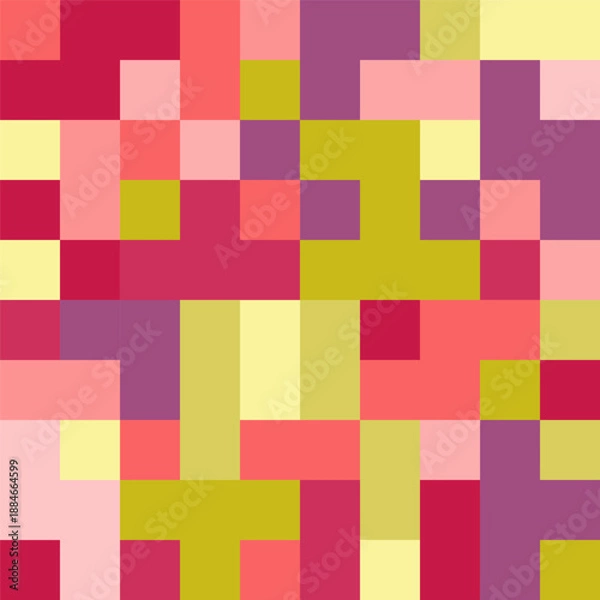 Obraz Abstract polygonal pattern. Background design, cover, postcard banner wallpape.  EPS