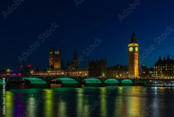 Obraz Westminster Landmarks at Night