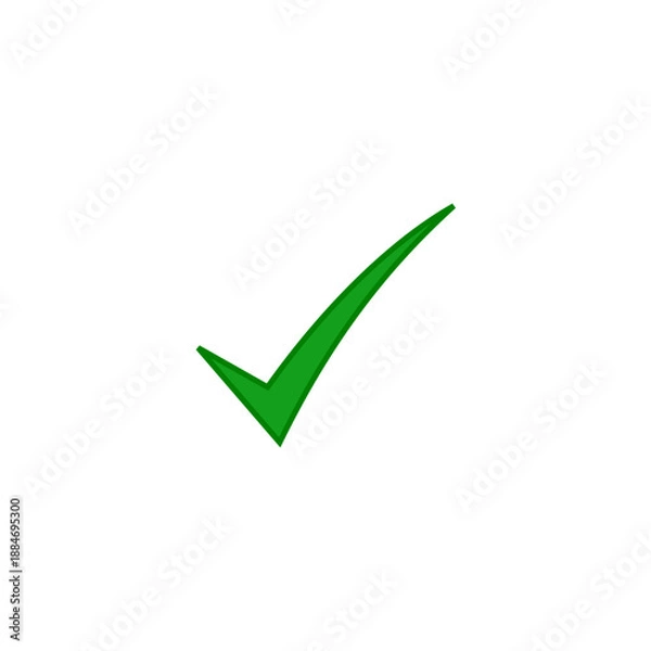 Obraz green check mark