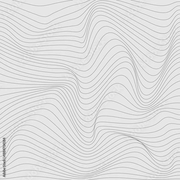 Obraz Wavy abstract pattern texture.