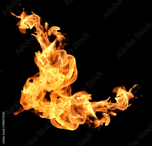 Fototapeta Flame heat fire