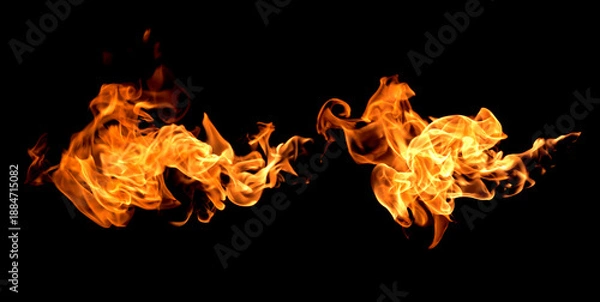 Fototapeta Flame heat fire