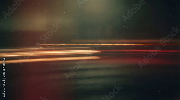 Fototapeta Light Trails Speeding Motion Blur