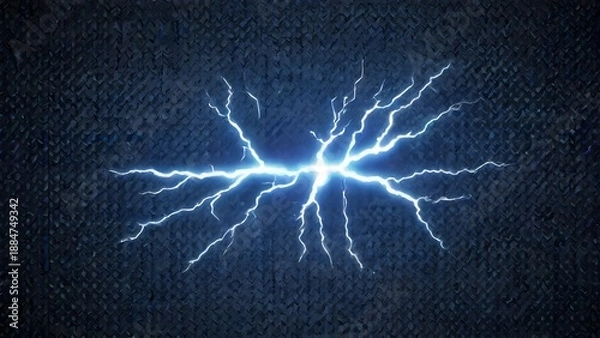 Obraz lightning frame on blackboard