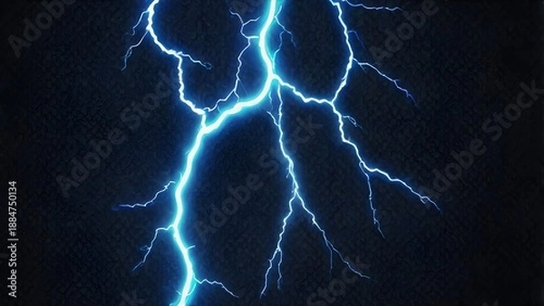 Obraz lightning frame on blackboard