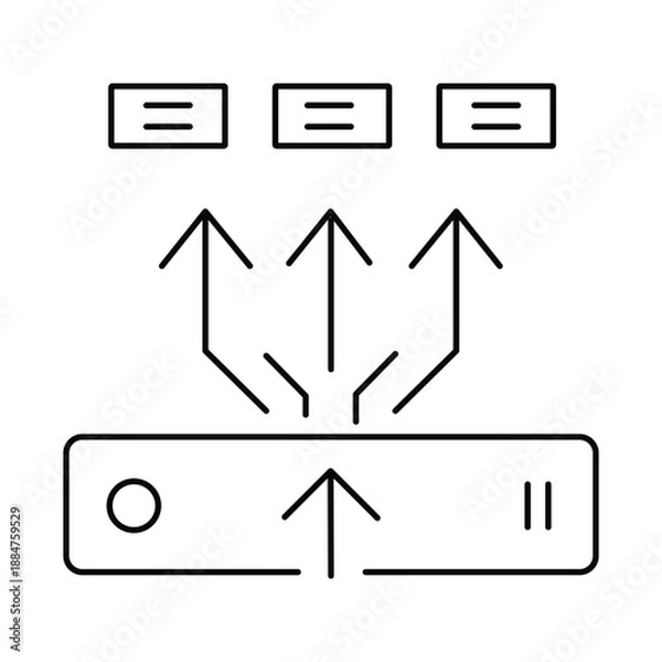 Obraz Load Balancer Icon. Vector Design