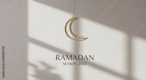 Obraz Clean Ramadan 2026 Text-Based Visuals