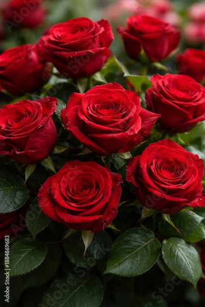 Fototapeta AI Generated Roses