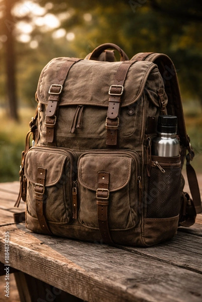 Fototapeta AI Generated Backpack