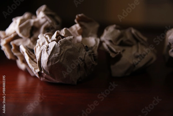 Obraz Making ball using recycle paper