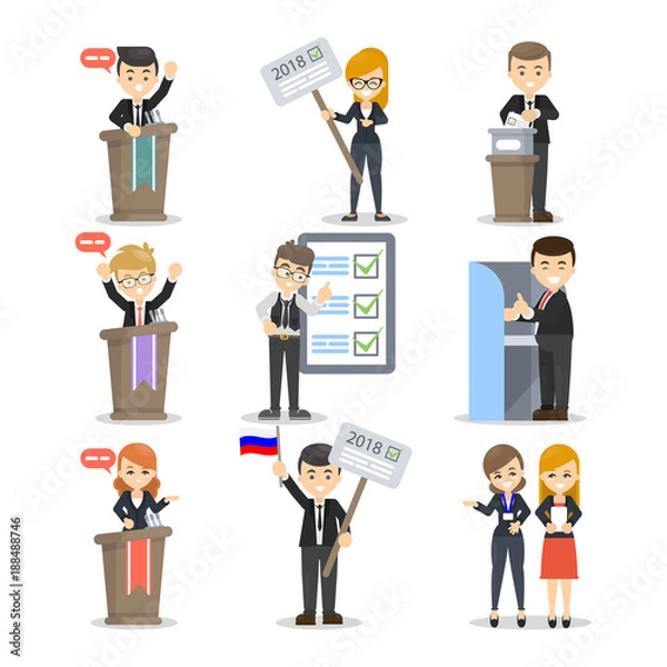 Obraz Election and debates.