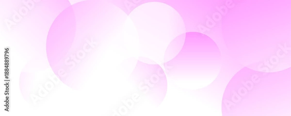 Obraz Abstract design circle pink gradient background Vector illustration.