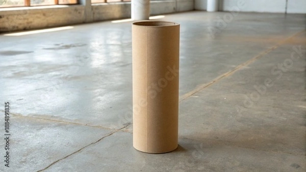 Obraz concrete mixer tap