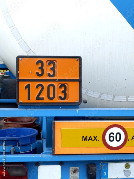 Obraz LKW Warntafel 33-1203