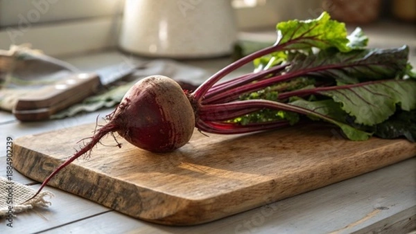 Obraz beetroot on wooden table