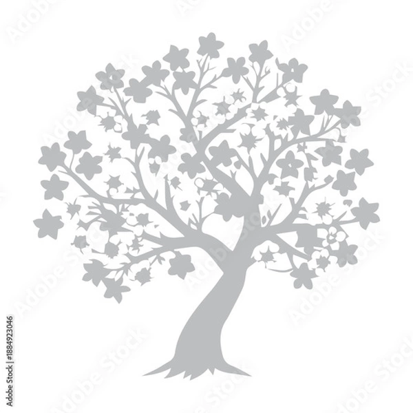Fototapeta Flowering Tree Graphic