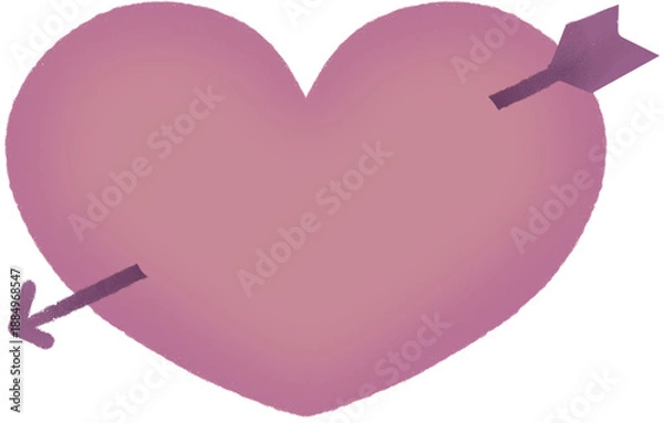 Obraz arrow in heart