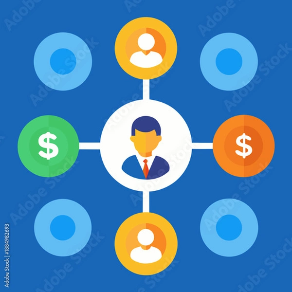 Obraz infographic template for business presentation