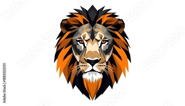 Obraz Lion Head Illustration
