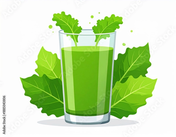 Fototapeta Generative AI
グラスに注がれた青汁のシンプルなベクターイラスト素材