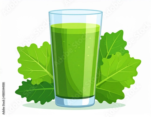 Fototapeta Generative AI
グラスに注がれた青汁のシンプルなベクターイラスト素材