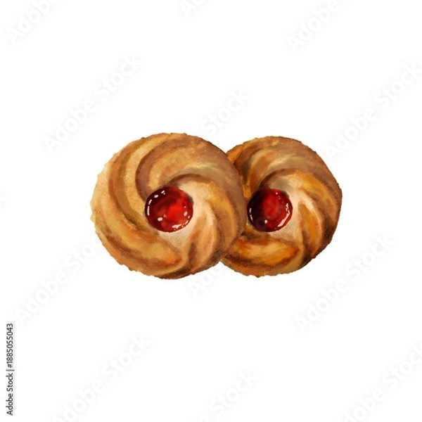 Obraz お菓子_ジャムクッキー