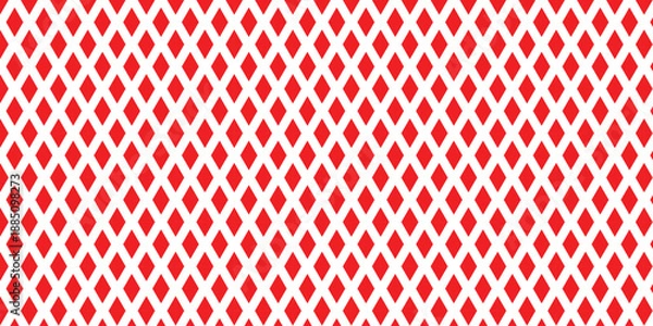 Fototapeta simple red rhombus pattern for banner poster background.