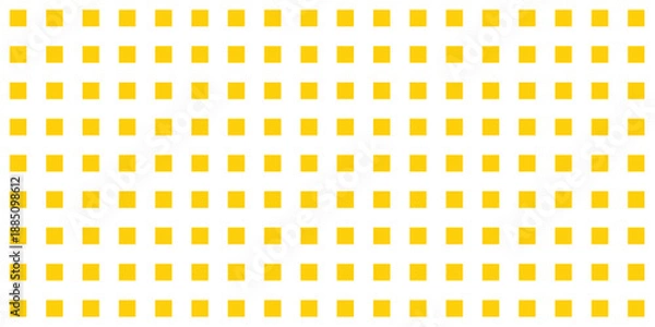 Fototapeta simple yellow square dot pattern for banner poster background.