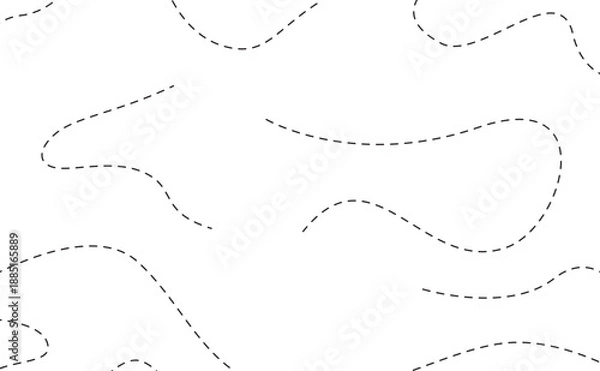 Obraz minimal dashed line abstract background design