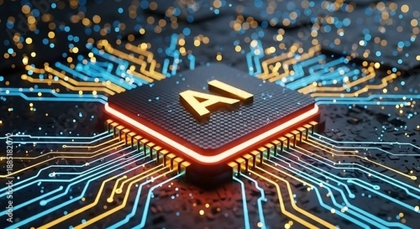 Obraz electronic circuit board